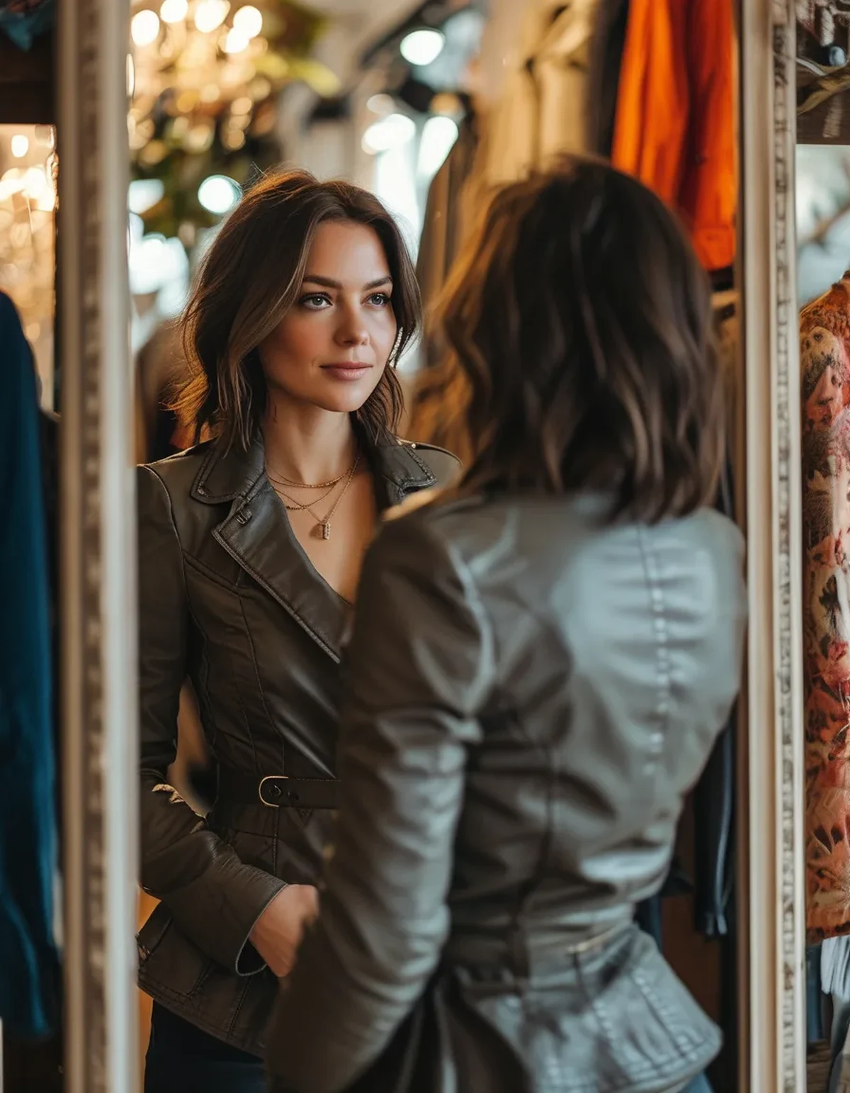 Fall Jackets That Don't Add Bulk for an Apple Shape