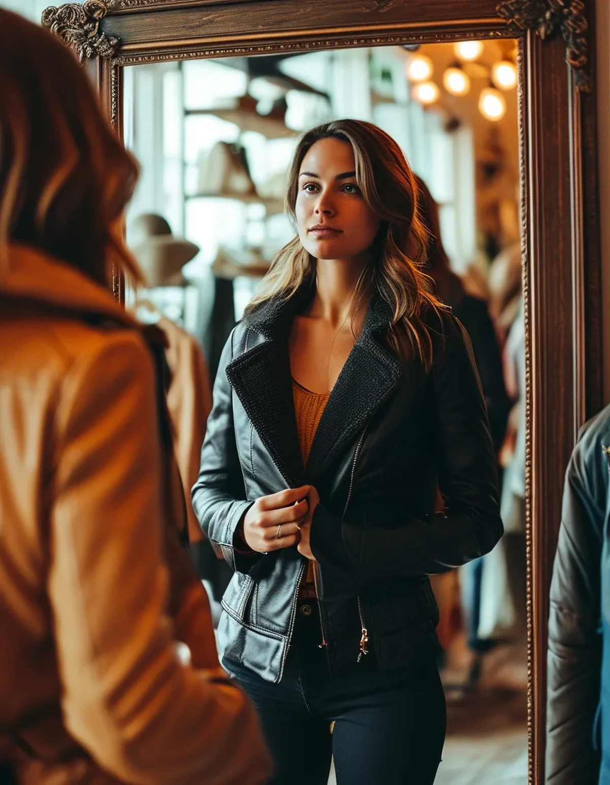 Fall Jackets That Don't Add Bulk for an Apple Shape